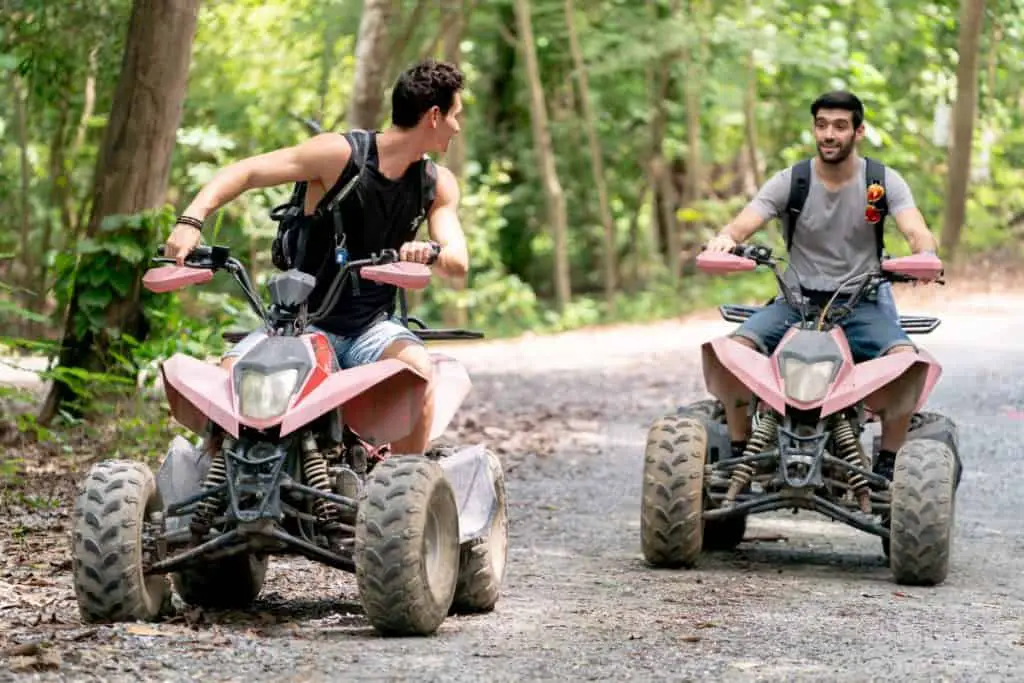 Atv riders speed race to journey