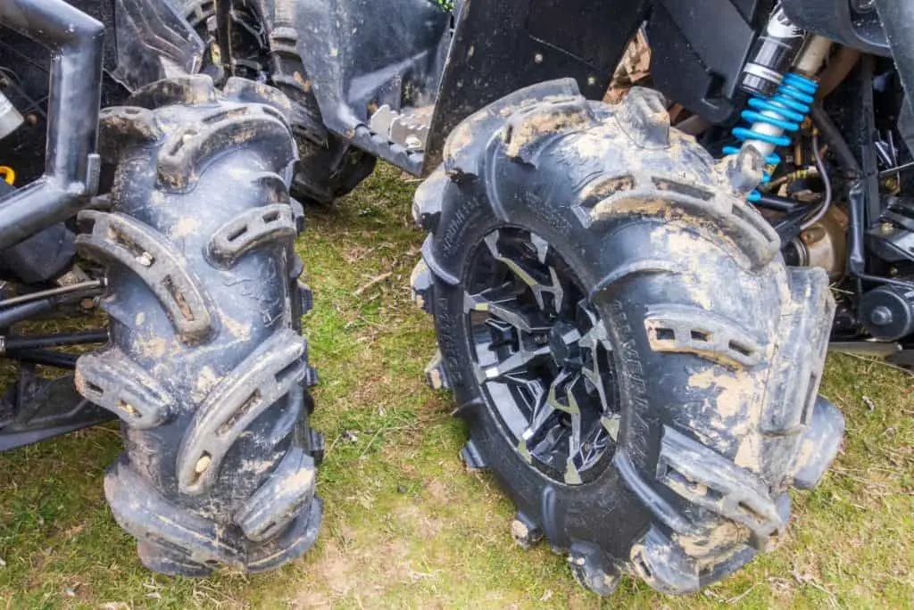 ATV Wheels close up