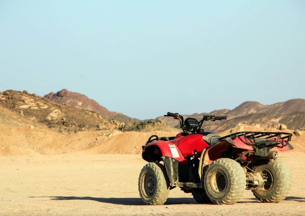 ATV in the desert